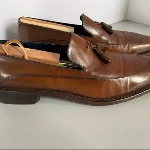Mens Salvetore Ferragamo shoes size 9 model UG15044 Amazon.com | Ferragamo SEUL (EE/Wide) Leather Cap Toe Welted  main image 4